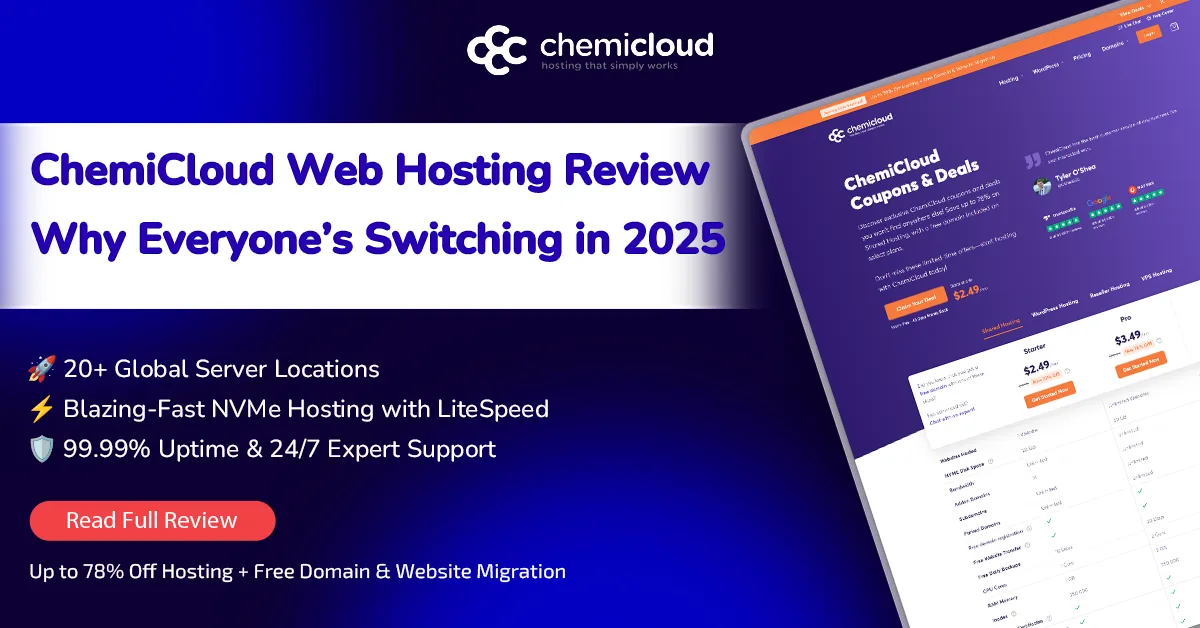 ChemiCloud Hosting Review: A Comprehensive Look at Its Features and Benefits