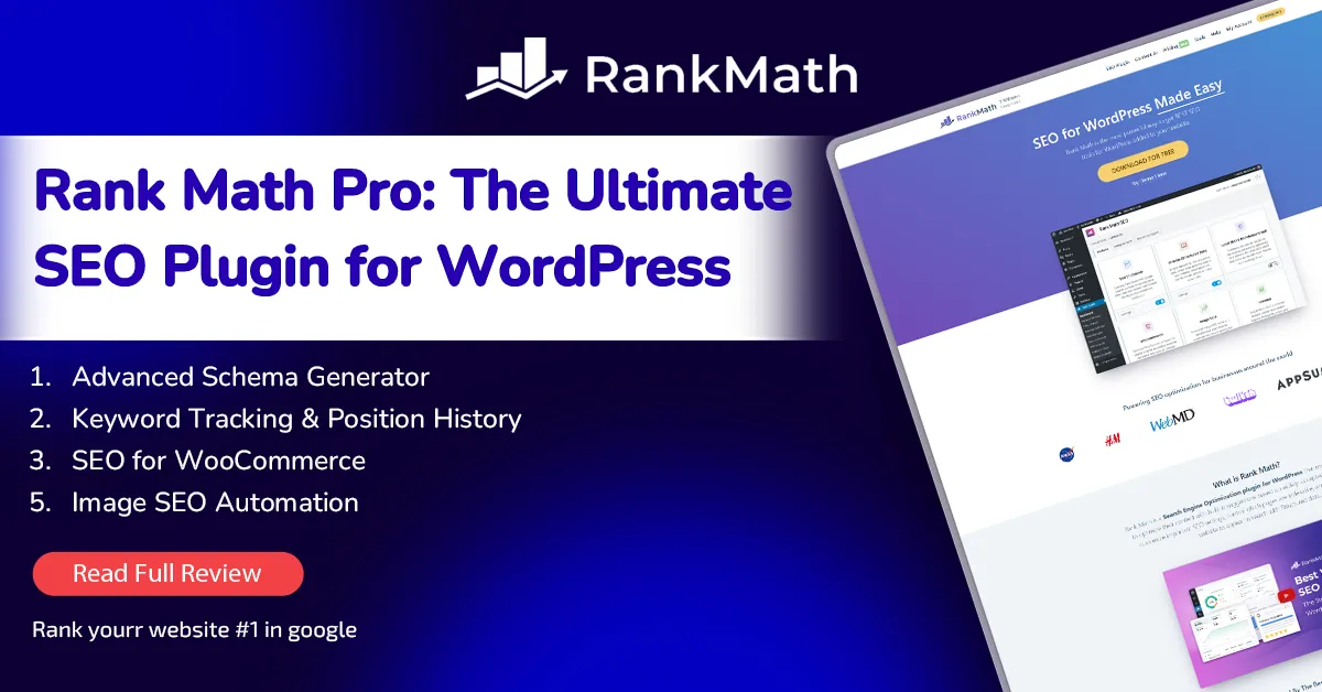 Rank Math Pro: The Ultimate SEO Plugin for WordPress – A Comprehensive Review